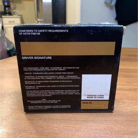 Vintage Racing Champions Premier Edition Jimmy Hensley #7 1/64 Die Cast - 1993 - Picture 5 of 5